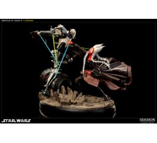 Star Wars Diorama Hunt for the Jedi (Shaak Ti vs. General Grievous) 30 cm